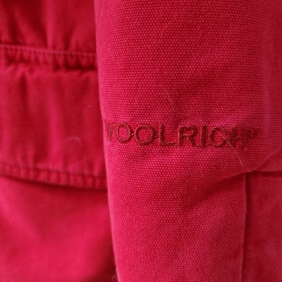 Woolrich Red Ruby Lined Chore Coat - Picture 3 of 7